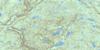 022J16 Lac A L'Eau Doree Topo Map Thumbnail