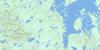 022M09 Lac Aubin-Tellier Topo Map Thumbnail