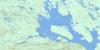 022O13 Petit Lac Manicouagan Topo Map Thumbnail