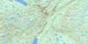 022P07 Lac Catignan Topo Map Thumbnail