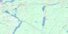 032D02 Lac Kinojevis Topo Map Thumbnail