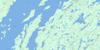 032I12 Lac Deleuze Topo Map Thumbnail