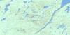 032J08 Baie Penicouane Topo Map Thumbnail