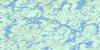 032O08 Lac Bellinger Topo Map Thumbnail