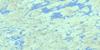 033A12 Lac Sazinou Topo Map Thumbnail