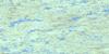 033J02 Lac Penneleau Topo Map Thumbnail