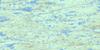 033J08 Lac Grandjean Topo Map Thumbnail