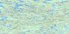 033J10 Lac Dervilliers Topo Map Thumbnail