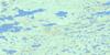 033L10 Lac Savignon Topo Map Thumbnail