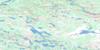 033N02 Lac Fagnant Topo Map Thumbnail
