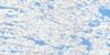 034J05 Lac Chatignon Topo Map Thumbnail