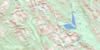 082J11 Kananaskis Lakes Topo Map Thumbnail