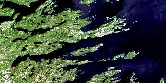 Air photo: Eastport Satellite Image map 002C12 at 1:50,000 Scale