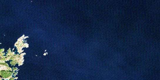 Air photo: Quirpon Satellite Image map 002M11 at 1:50,000 Scale