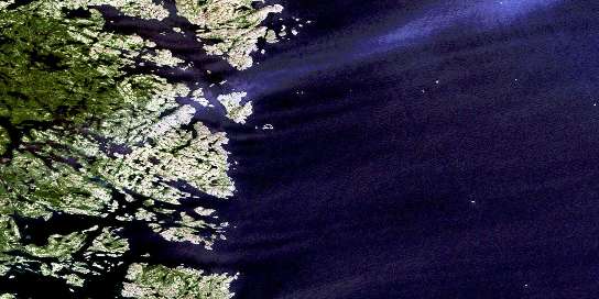 Air photo: Snug Harbour Satellite Image map 003D13 at 1:50,000 Scale