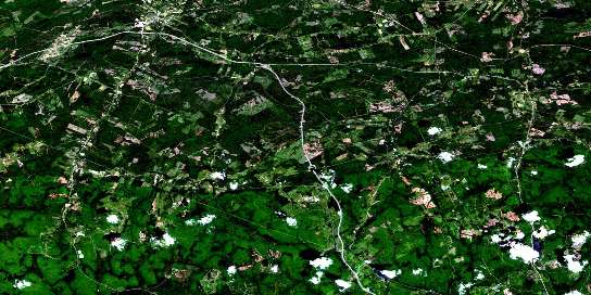 Oxford Satellite Map 011E12 at 1:50,000 scale - National Topographic System of Canada (NTS) - Orthophoto