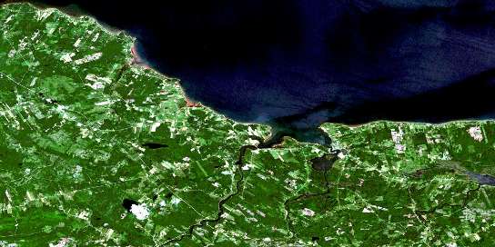 Air photo: Pugwash Satellite Image map 011E13 at 1:50,000 Scale