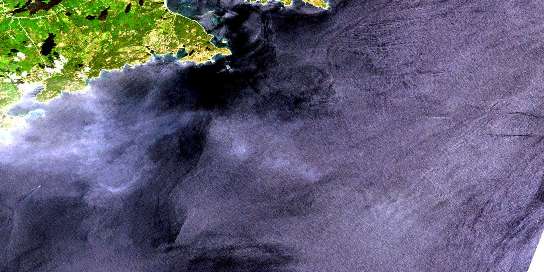 Air photo: Louisbourg Satellite Image map 011G13 at 1:50,000 Scale
