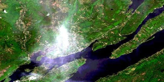 Air photo: Baddeck Satellite Image map 011K02 at 1:50,000 Scale