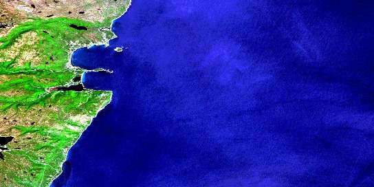 Air photo: Ingonish Satellite Image map 011K09 at 1:50,000 Scale