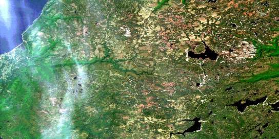 Air photo: Cheticamp River Satellite Image map 011K10 at 1:50,000 Scale