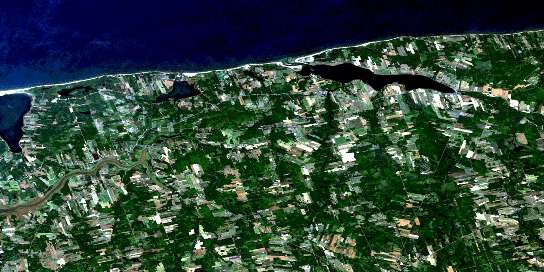 Air photo: Mount Stewart Satellite Image map 011L07 at 1:50,000 Scale
