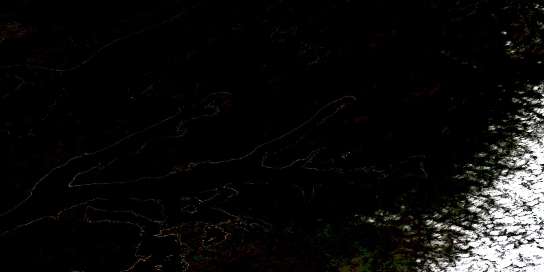 Victoria Lake Satellite Map 012A06 at 1:50,000 scale - National Topographic System of Canada (NTS) - Orthophoto