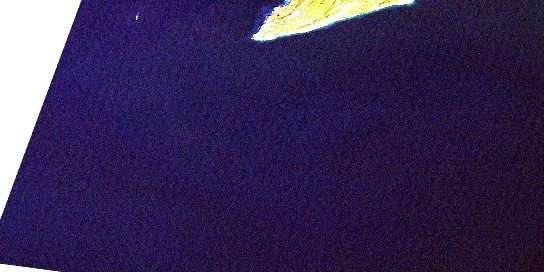 Cape St George Satellite Map 012B06 at 1:50,000 scale - National Topographic System of Canada (NTS) - Orthophoto