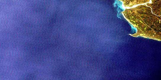 Air photo: Anse Gibbons Satellite Image map 012E05 at 1:50,000 Scale