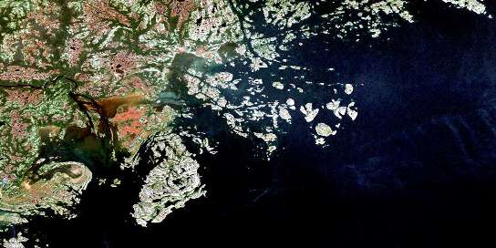 Air photo: Tete-A-La-Baleine Satellite Image map 012J11 at 1:50,000 Scale