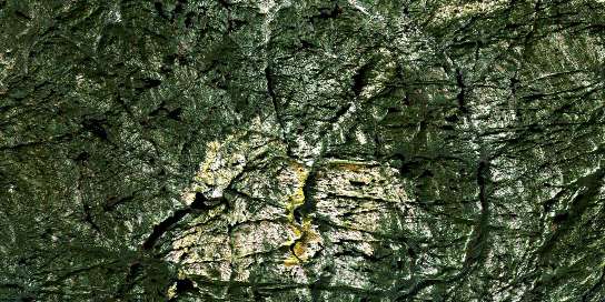 Lac Charpeney Satellite Map 012M04 at 1:50,000 scale - National Topographic System of Canada (NTS) - Orthophoto