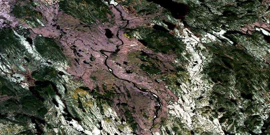 Air photo: Lac Norman Satellite Image map 012M13 at 1:50,000 Scale