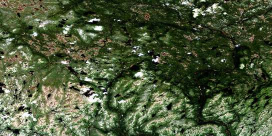 No Title Satellite Map 012P15 at 1:50,000 scale - National Topographic System of Canada (NTS) - Orthophoto