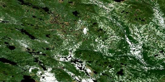 Matse River Satellite Map 013B04 at 1:50,000 scale - National Topographic System of Canada (NTS) - Orthophoto