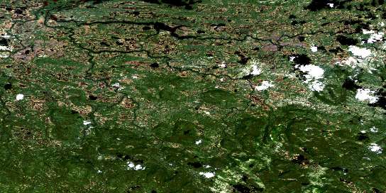 No Title Satellite Map 013B10 at 1:50,000 scale - National Topographic System of Canada (NTS) - Orthophoto