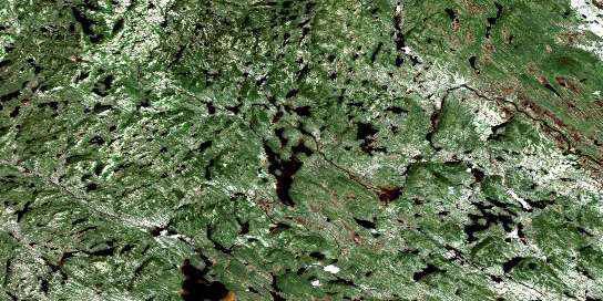 Air photo: No Title Satellite Image map 013D14 at 1:50,000 Scale