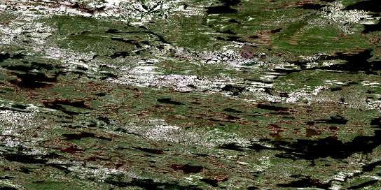 Disappointment Lake Satellite Map 013E15 at 1:50,000 scale - National Topographic System of Canada (NTS) - Orthophoto