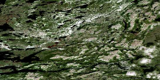 Air photo: Hope Lake Satellite Image map 013E16 at 1:50,000 Scale