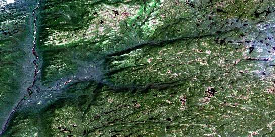 Air photo: Kenamu River Satellite Image map 013G04 at 1:50,000 Scale