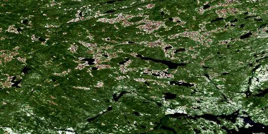 No Title Satellite Map 013H01 at 1:50,000 scale - National Topographic System of Canada (NTS) - Orthophoto