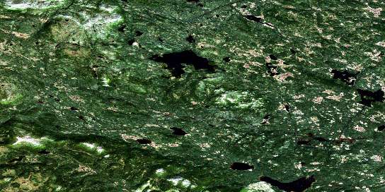 No Title Satellite Map 013H02 at 1:50,000 scale - National Topographic System of Canada (NTS) - Orthophoto