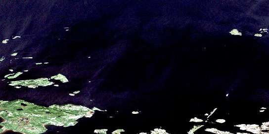 Air photo: Packs Harbour Satellite Image map 013H15 at 1:50,000 Scale