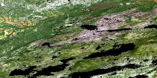 Air photo: West Micmac Lake Satellite Image map 013K09 at 1:50,000 Scale