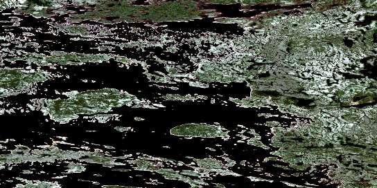 Air photo: Fremont Lake Satellite Image map 013L03 at 1:50,000 Scale