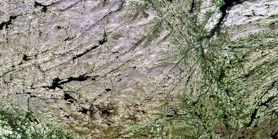 No Title Satellite Map 013L16 at 1:50,000 scale - National Topographic System of Canada (NTS) - Orthophoto