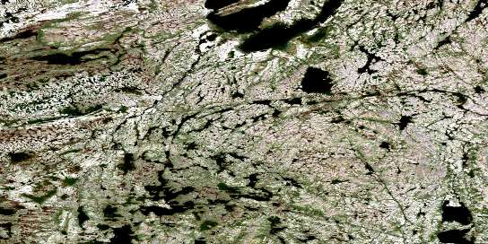 No Title Satellite Map 013M03 at 1:50,000 scale - National Topographic System of Canada (NTS) - Orthophoto