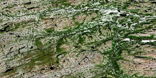 No Title Satellite Map 013M15 at 1:50,000 scale - National Topographic System of Canada (NTS) - Orthophoto