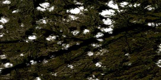 Harp Lake Satellite Map 013N04 at 1:50,000 scale - National Topographic System of Canada (NTS) - Orthophoto