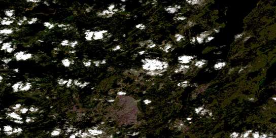 Big Bay Satellite Map 013N10 at 1:50,000 scale - National Topographic System of Canada (NTS) - Orthophoto