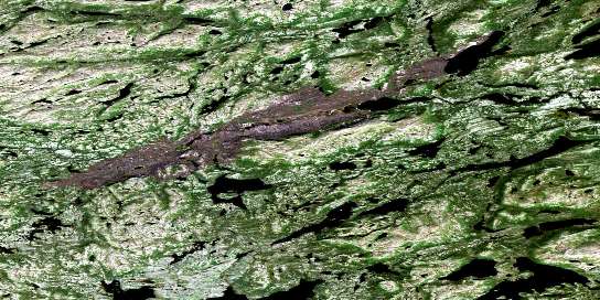 No Title Satellite Map 013N12 at 1:50,000 scale - National Topographic System of Canada (NTS) - Orthophoto